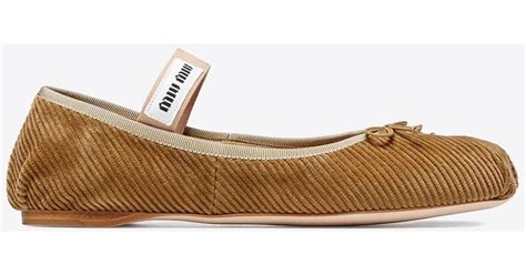 miu miu corduroy ballet flats|ballet flats worth money.